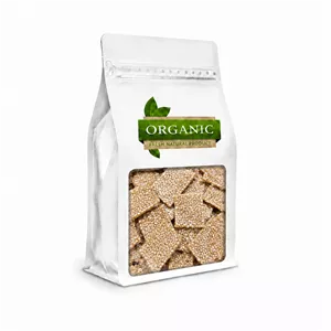 پولکی کنجدی عسلی چیپسی ارگانیک - 250 گرم