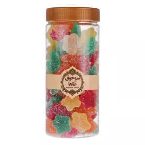 باسلوق شکری میوه ای سوجوق طاها - 600 گرم