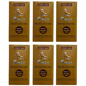 واکس براق کننده کفش پی واکس مدل 65g به همراه اسفنج بسته 6 عددی