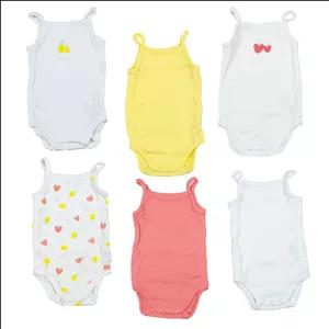 بادی بدون آستین نوزادی اینکس تنسو مدل bd562 مجموعه 6 عددی