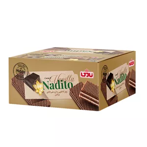 ویفر نادیتو کاکائو وانیل نادی - 40 گرم بسته 24 عددی