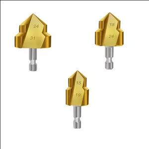 مته کاجی لوله سفید وورک زون مدل 9350 بسته 3 عددی