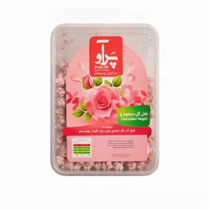 نقل گل محمدی و دارچین پرآو - 350 گرم