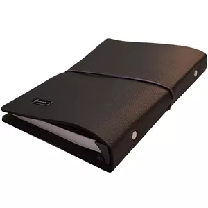 دفتر کلاسوری 100 برگ چرمی پدیده نقش مدل تاتامی کد03 