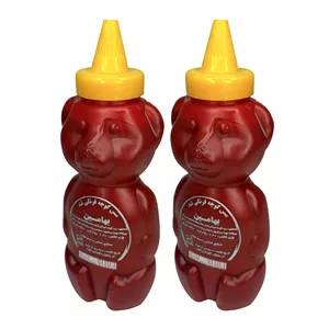 سس گوجه فرنگی تند بهامین - 300 گرم بسته 2 عددی