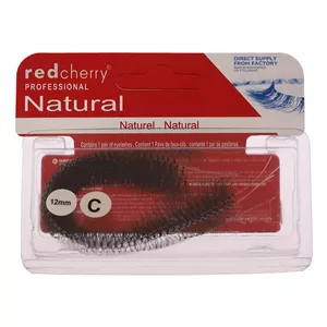 مژه مصنوعی رد چری مدل Classic Cluster Band کد 12 C بسته 5 عددی