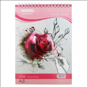 دفتر طراحی 25 برگ نوبل مدل اشتنباخ کد A5