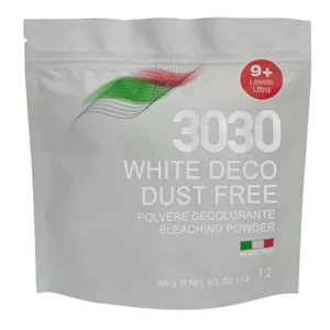 پودر دکلره 3030 مدل ULTRA 500 وزن 500 گرم رنگ سفید