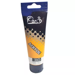رنگ اکریلیک پارس کد 360 indian yellow حجم 75 میلی لیتر