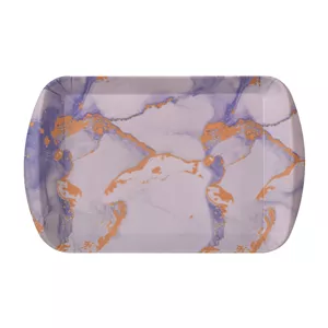 سینی دسته دار مهروز مدل A-1002 ابر و باد سایز 20×32 سانتی متر