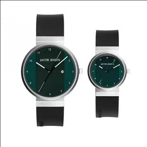 ست ساعت مچی عقربه ای زنانه و مردانه جیکوب جنسن مدل  715-725
