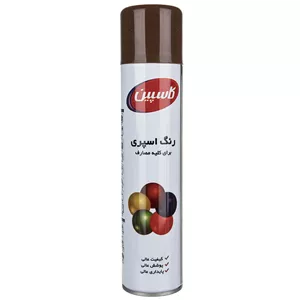 اسپری رنگ قهوه ای شکلاتی کاسپین وزن 295 گرم