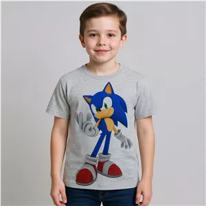 تی شرت پسرانه مدل کوتاه سونیک F647