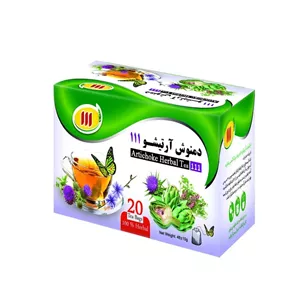 دمنوش مخلوط گیاهی آرتیشو 111 - 40 گرم بسته 20 عددی