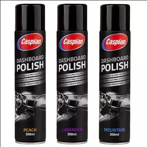 اسپری براق کننده داشبورد کاسپین مدل DAPO حجم 300 میلی لیتر مجموعه سه عددی