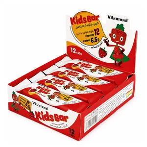 کیدز بار طعم توت فرنگی وایتامیل کارن - 45 گرم بسته 12 عددی