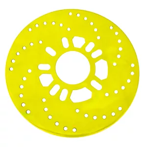 صفحه پشت رینگ خودرو بیهقی طرح اسپرت مدل فلزی کد TRH-DISK-YELLO