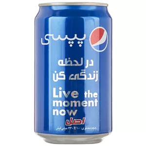نوشابه گاز دار با طعم کولا پپسی - 330 میلی لیتر