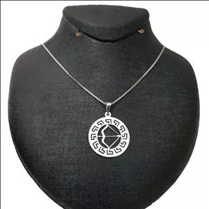 گردنبند نقره مردانه لیردا مدل ماه تولد آذر کد 0023 MHB 