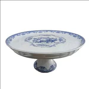 ظرف سرو شیرینی چینی پردیس مدل پایه دار 