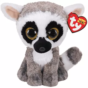 عروسک تی وای طرح میمون لمور مدل TY Lemur Linus  ارتفاع 17 سانتی‌متر