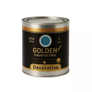 رنگ آبی نفتی نیمه براق روغنی تات کد 4-33-7 حجم 1 لیتر