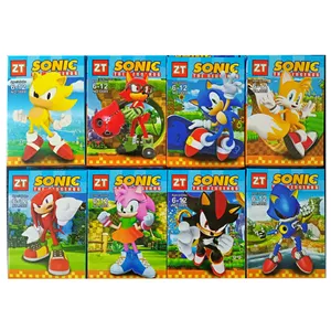 فیگور طرح سونیک مدل SONIC 0889 ارتفاع 4 سانتی‌متر مجموعه 8 عددی
