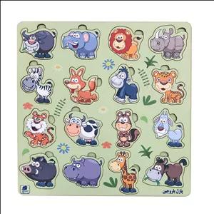 بازی آموزشی حیوانات باروچین مدل جنگل کد p18