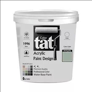 رنگ سبز سدری ترند مات اکرولیک تات کد 3010-g10y حجم 1لیتر