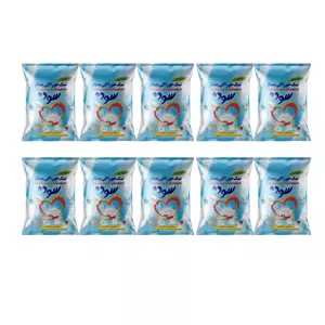 نمک تصفیه شده یددار سوده - 400 گرم بسته 10 عددی