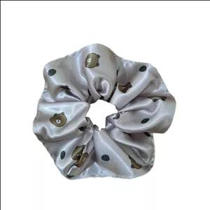 کش مو زنانه مدل ساتن ابریشم طرح خرس تدی