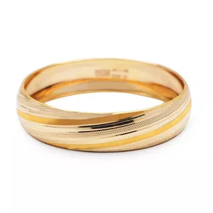 تک‌پوش طلا 18 عیار زنانه طلای کامک مدل رز سایز 2