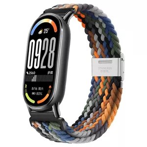 بند اسپریگ مدل Braided SGK مناسب برای ساعت هوشمند شیائومی Mi band 8 / 9 / 10 (12mm)
