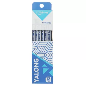 مداد یالونگ مدل شقایق بسته 12 عددی