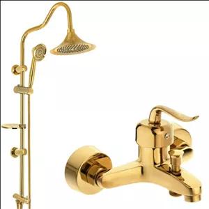 شیر حمام شیرالات ادرینا مدل روکو رویال به همراه علم دوش