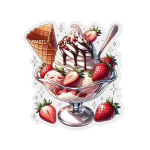 مگنت مدل یخچالی طرح بستنی