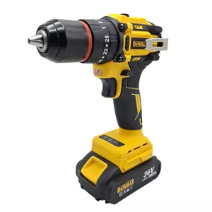دریل چکشی شارژی صنعتی براشلس 13 میلی متری 36 ولت دیوالت مدل 36V کد 2