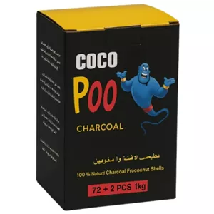 زغال مدل نارگیل ممتاز وزن 1000 گرم 