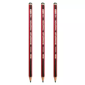 مداد مشکی استدلر با درجه سختی 5B مدل تردیشن بسته 3 عددی