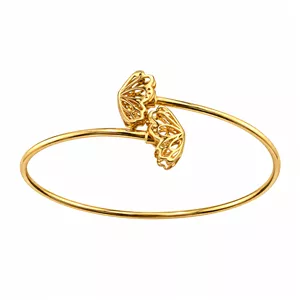بنگل طلا 18 عیار زنانه زربیم مدل BN 102 