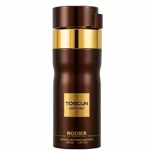 اسپری دئودورانت مردانه رودیر مدل Toscun leather حجم 200 میلی‌لیتر