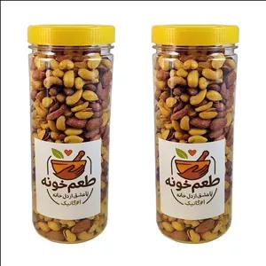 آجیل چهار مغز شور ارگانیک تبریز طعم خونه - 800 گرم بسته 2 عددی