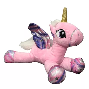 عروسک طرح اسب تک شاخ مدل Star Wings طول 25 سانتی متر