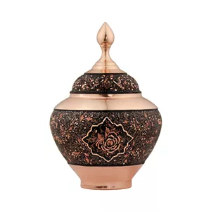 قندان مسی الماس تراش فراز هنر مدل سیبی کد 24