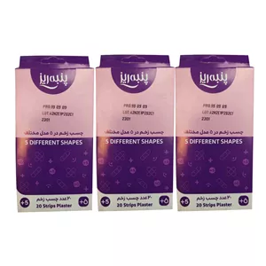 چسب زخم پنبه ریز مدل 5different مجموعه 3 عددی