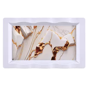 سینی بدون دسته مهروز مدل V-797 سنگ سایز 20×35 سانتی متر