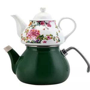 ست کتری و قوری کاراجا مدل Garden گنجایش کتری 1.1 لیتر گنجایش قوری 0.9 لیتر