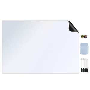 وایت برد هوم اند فریج مدل 8 سایز 40×60 سانتی متر به همراه ماژیک و مگنت و هولدر مغناطیسی مجموعه 8 عددی