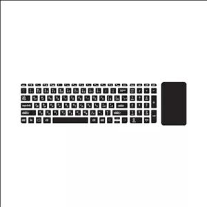 برچسب حروف فارسی کیبورد توییجین و موییجین مدل black 01 مناسب برای لپ تاپ اچ پی  pavilion 15-p series