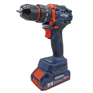 دریل چکشی شارژی براشلس 10میلی متری 21 ولت اکتیو مدل AC_7821CH